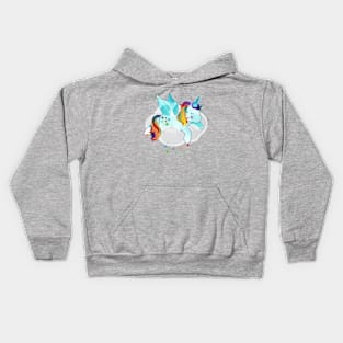 Cute Rainbow Unicorn Kids Hoodie